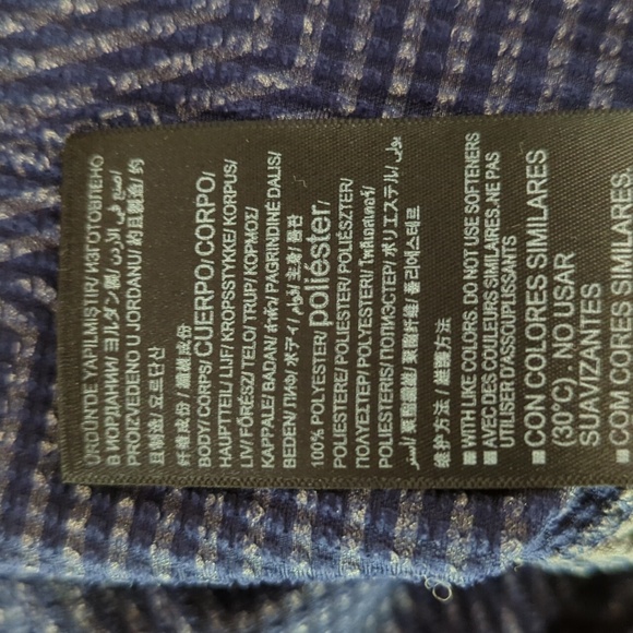 Men's Under Armour ColdGear 1/4 Zip Mock Neck Navy / Gray Pullover Size XL - Picture 7 of 7